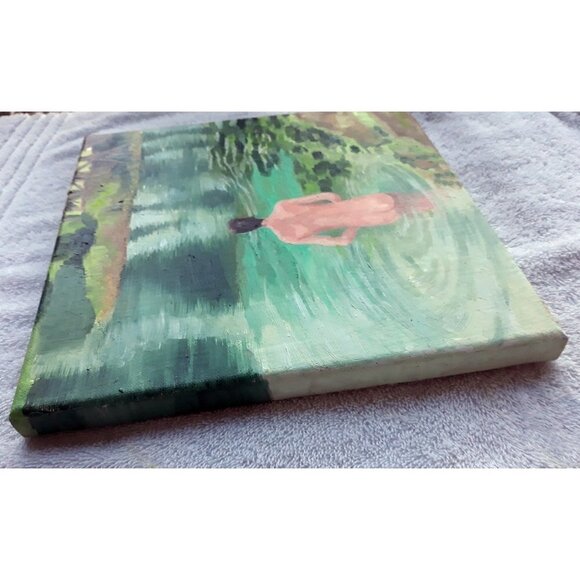 "Swim in the Everglades" Original oil on canvas painting by Robin White - Picture 2 of 4